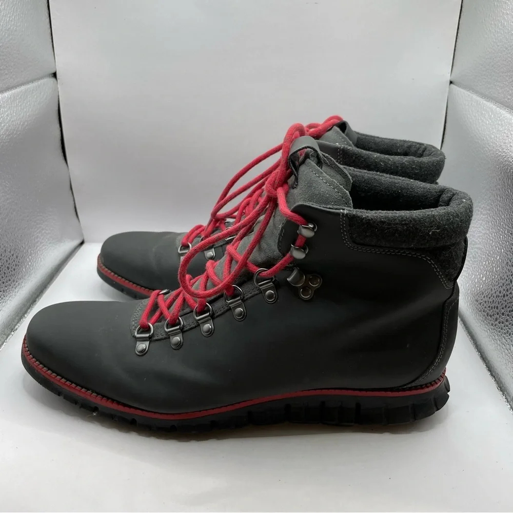 COLE HAAN Zerogrand Hiker Boots C29486 Magnet Leather Men's Size 11M F10 - Picture 4 of 6